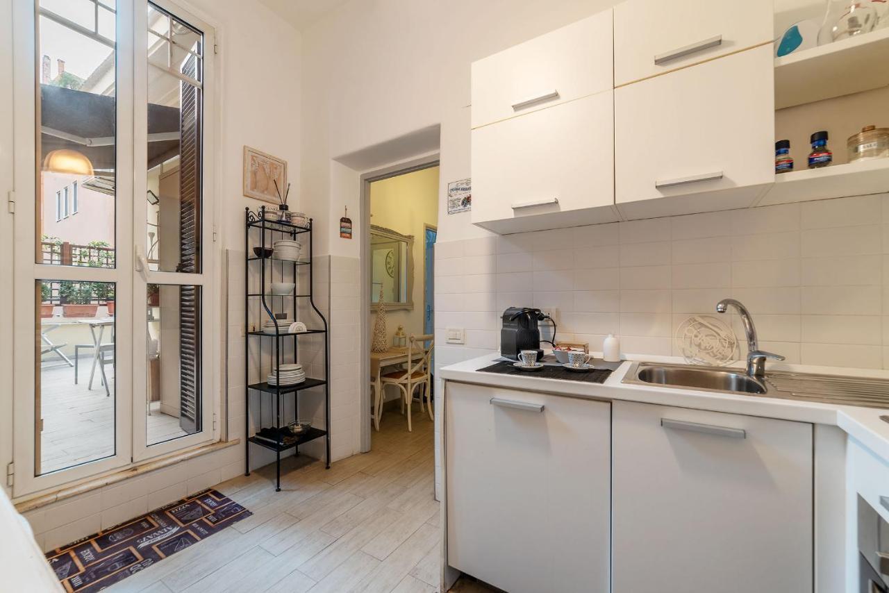 רומא Penthouse Apartment With Terrace Close To Vatican מראה חיצוני תמונה